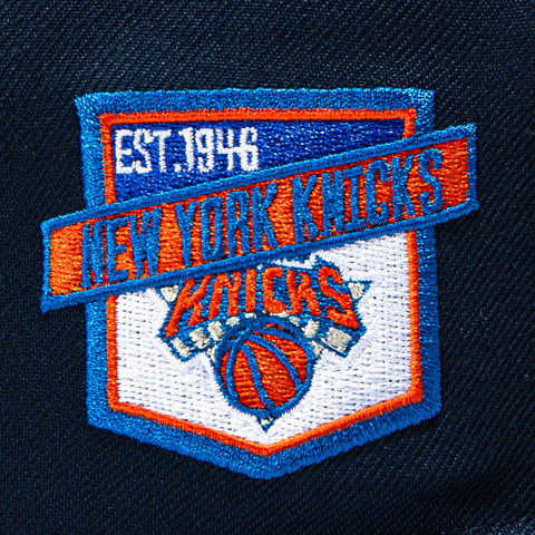 New Era 59Fifty New York Knicks Est. 1946 Patch Alternate Hat - Navy, Grey New Era