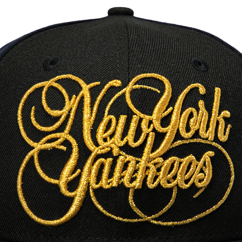 2TONE YANKEES BOMBERS SCRIPT NVY/BLK New Era