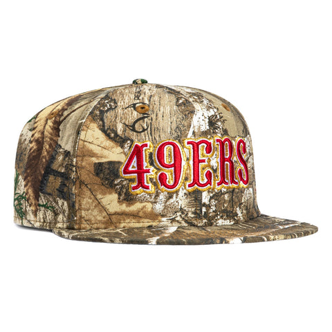 New Era 59Fifty San Francisco 49ers Word Hat - Realtree New Era