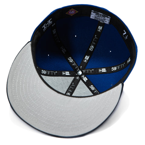 New Era 59Fifty Brooklyn Dodgers Eagle Patch Arch Hat - Royal, Navy New Era