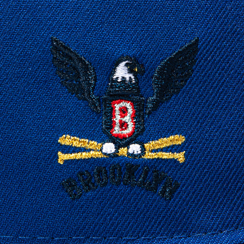 New Era 59Fifty Brooklyn Dodgers Eagle Patch Arch Hat - Royal, Navy New Era