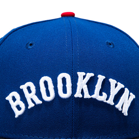 New Era 59Fifty Brooklyn Dodgers Eagle Patch Arch Hat - Royal, Navy New Era
