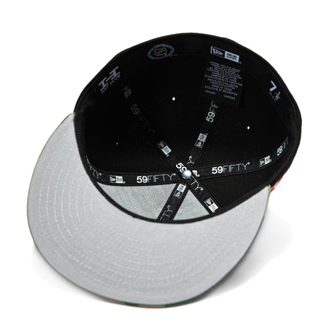 New Era 59Fifty Chicago Blackhawks 100th Anniversary Patch Neon Hat - Black, Camo New Era