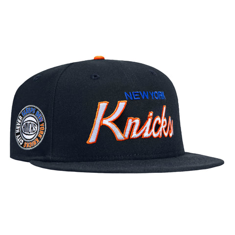 5950 KNICKS SCRIPT NVY/ORG New Era