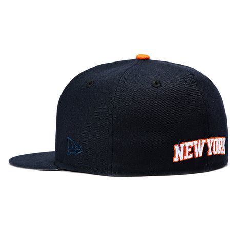 5950 KNICKS SCRIPT NVY/ORG New Era