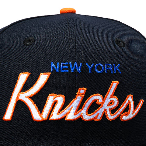 5950 KNICKS SCRIPT NVY/ORG New Era