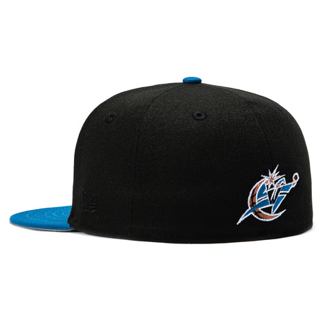 New Era 59Fifty Washington Wizards 2001 All Star Game Patch DC Hat - Black, Indigo New Era