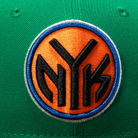 New Era 59Fifty New York Knicks 2006 All Star Game Patch Alternate Hat - Kelly, Black New Era
