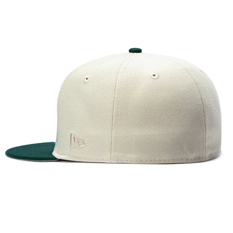 New Era 59Fifty Seattle Sonics 1996 NBA Finals Patch 1995 Alternate Hat - Stone, Green New Era