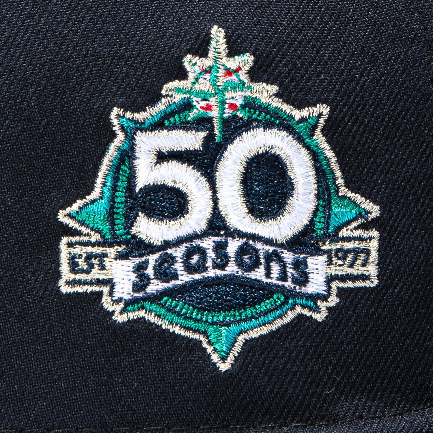 New Era 59Fifty Seattle Mariners 50th Anniversary Patch Hat - Navy