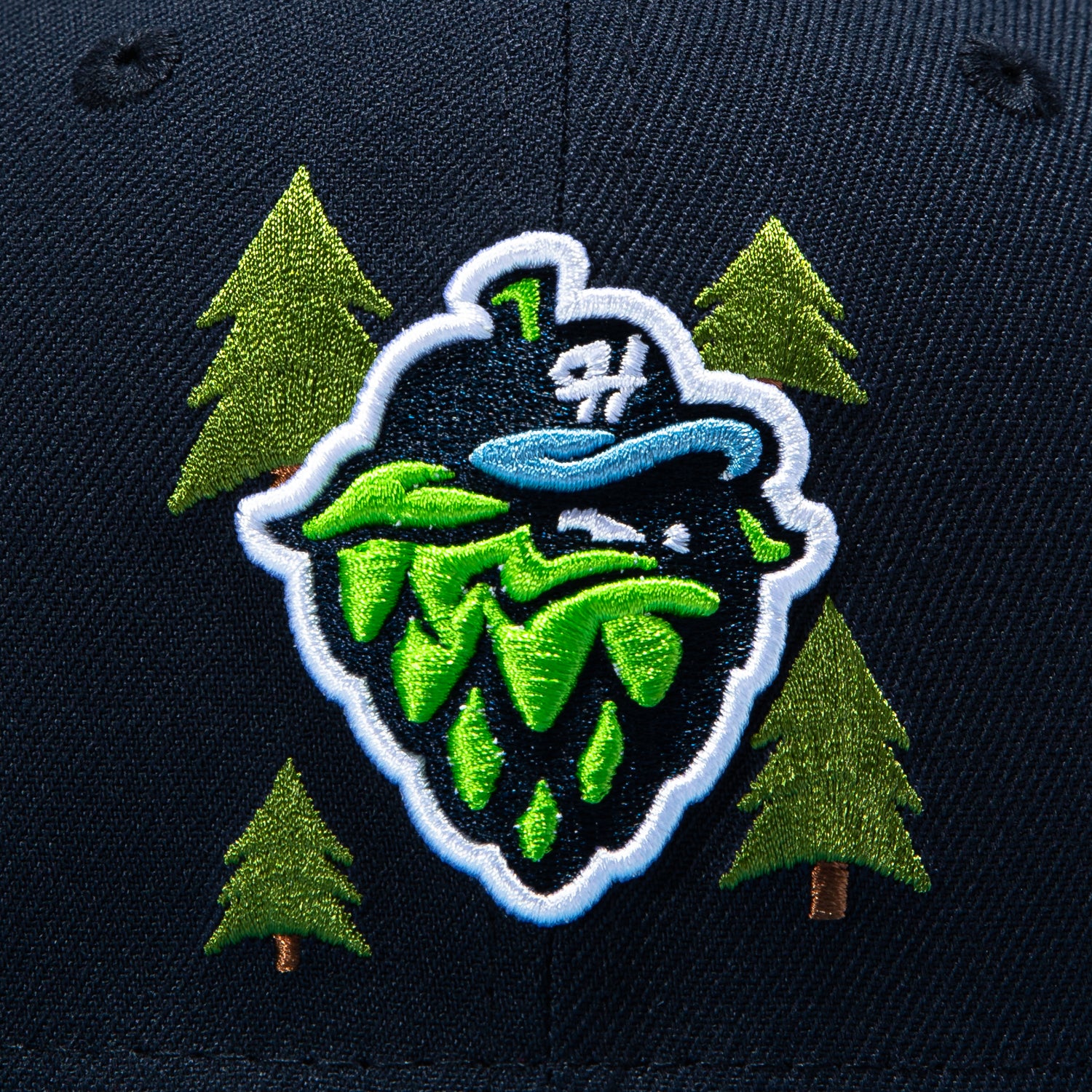 New Era 59Fifty Hillsboro Hops Trees Hat - Navy, Light Blue – Hat Club
