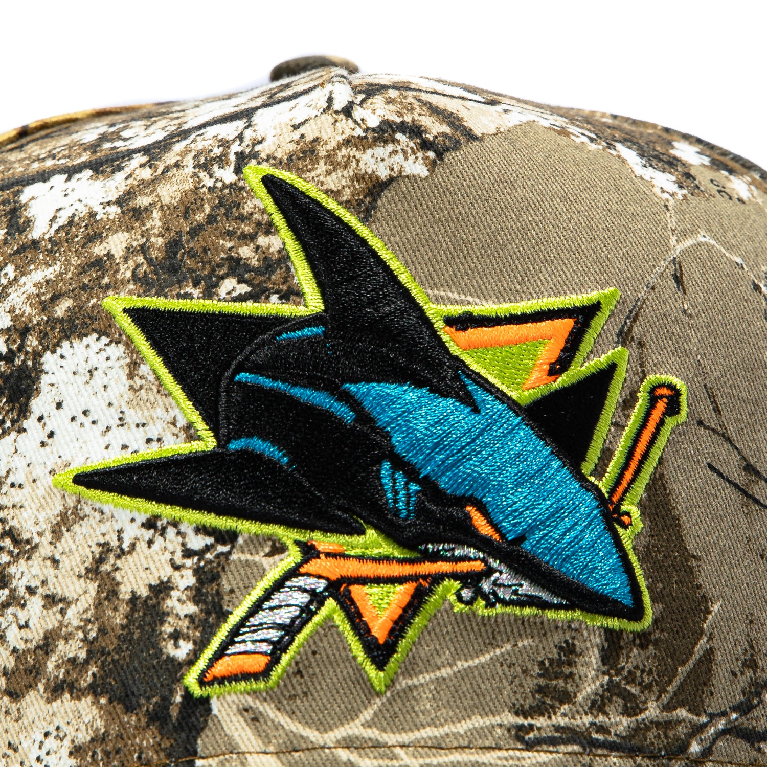 New Era 9Fifty A-Frame Neon Realtree San Jose Sharks Northern