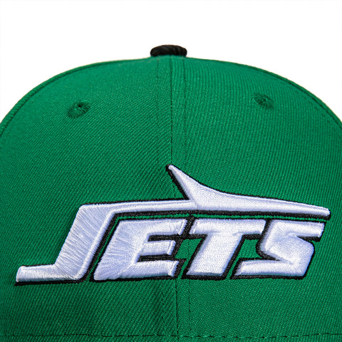 New Era 59Fifty Cord Visor New York Jets 1993 Pro Bowl Patch Hat - Kelly, Black