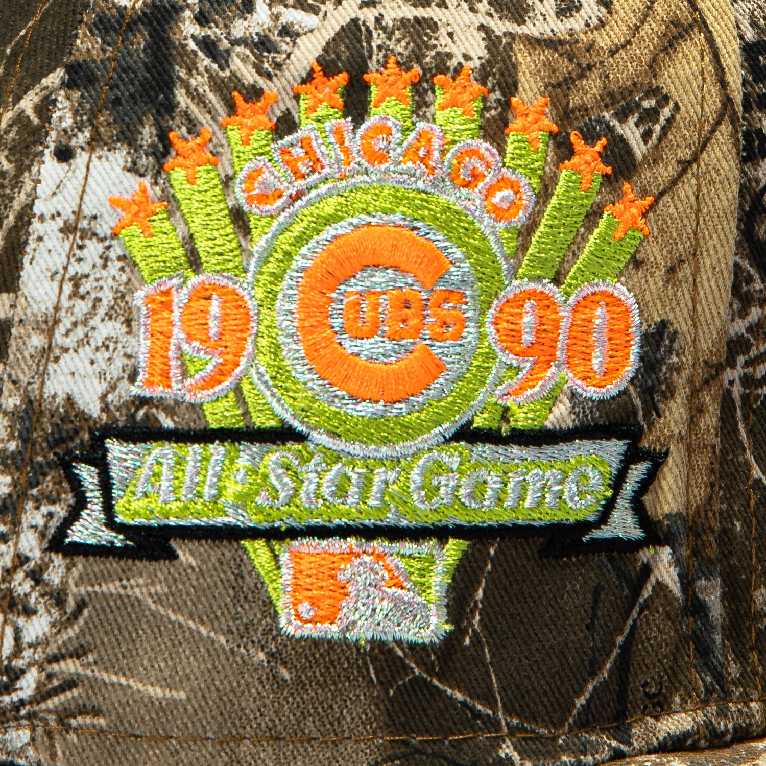 New Era 59Fifty Neon Realtree Chicago Cubs 1990 All Star Game