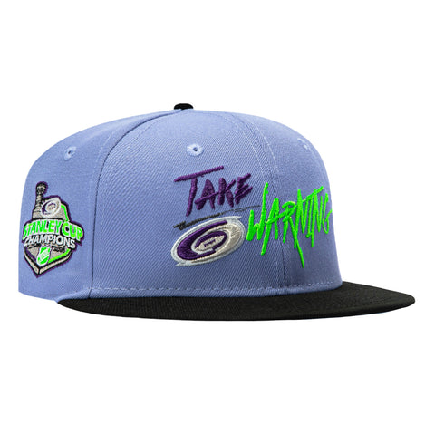 MAIN EVENT 2T HURRICANES SC06 WARNING LAV/BLK New Era