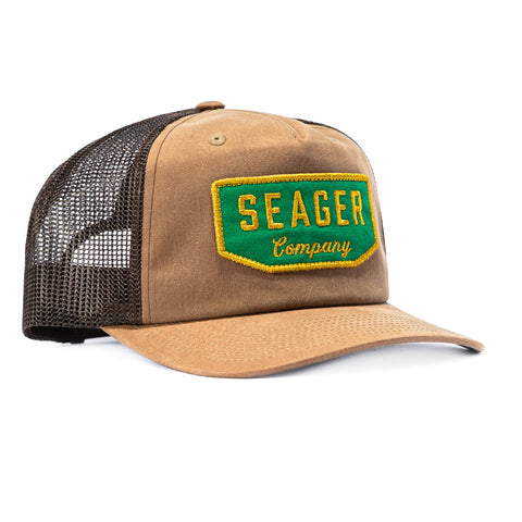 Seager Wilson Snapback Trucker Hat - Tan Seager