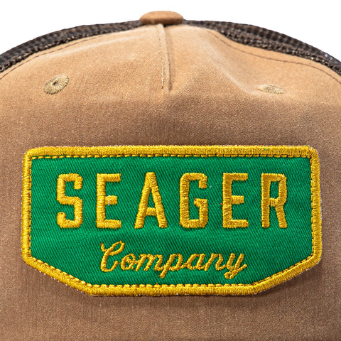 Seager Wilson Snapback Trucker Hat - Tan Seager