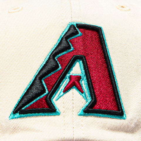 47 Brand Arizona Diamondbacks Cleanup Adjustable Hat - Stone, Red 47 Brand