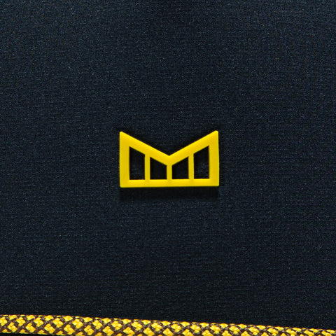 Melin Odysea Hydro Yellow Jacket Icon Snapback Hat - Navy, White Melin