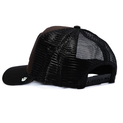 Goorin Bros Dead Skull Adjustable Snapback Trucker Hat - Brown, Black Goorin Bros