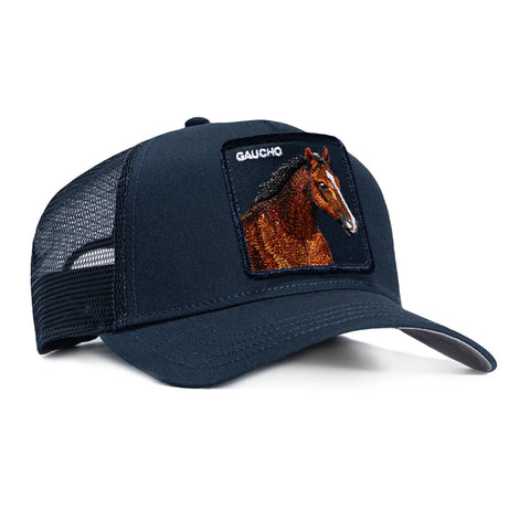 Goorin Bros Gaucho Horse Adjustable Snapback Trucker Hat - Navy Goorin Bros