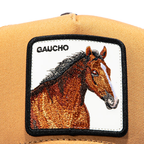 Goorin Bros Gaucho Horse Adjustable Snapback Trucker Hat - Orange, Brown Goorin Bros