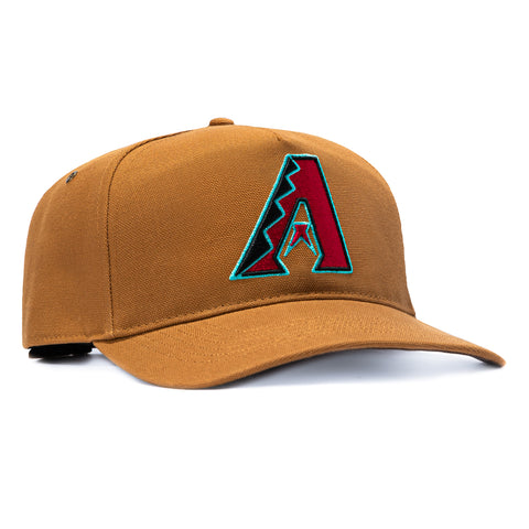 47 Brand x Carhartt Hitch Arizona Diamondbacks Adjustable Snapback Hat - Brown 47 Brand
