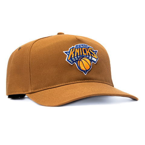 47 Brand x Carhartt Hitch New York Knicks Adjustable Snapback Hat - Brown 47 Brand