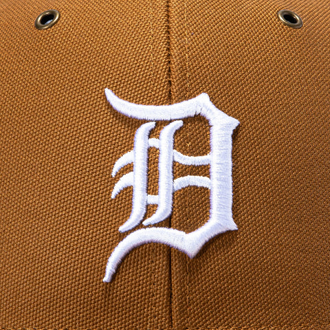 47 Brand x Carhartt Trucker Detroit Tigers Adjustable Snapback Hat - Brown 47 Brand