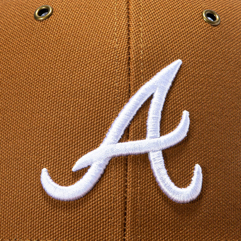 47 Brand x Carhartt Trucker Atlanta Braves Adjustable Snapback Hat - Brown 47 Brand