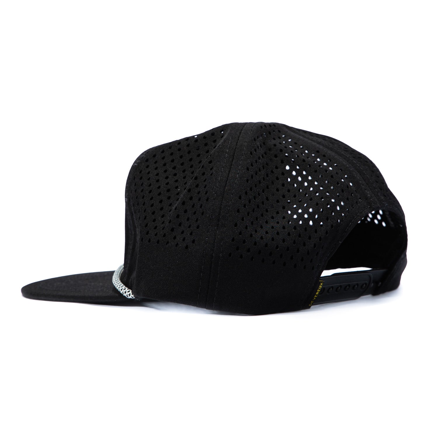 Devereux Skull Caddie Perf Adjustable Snapback Hat - Black – Hat Club
