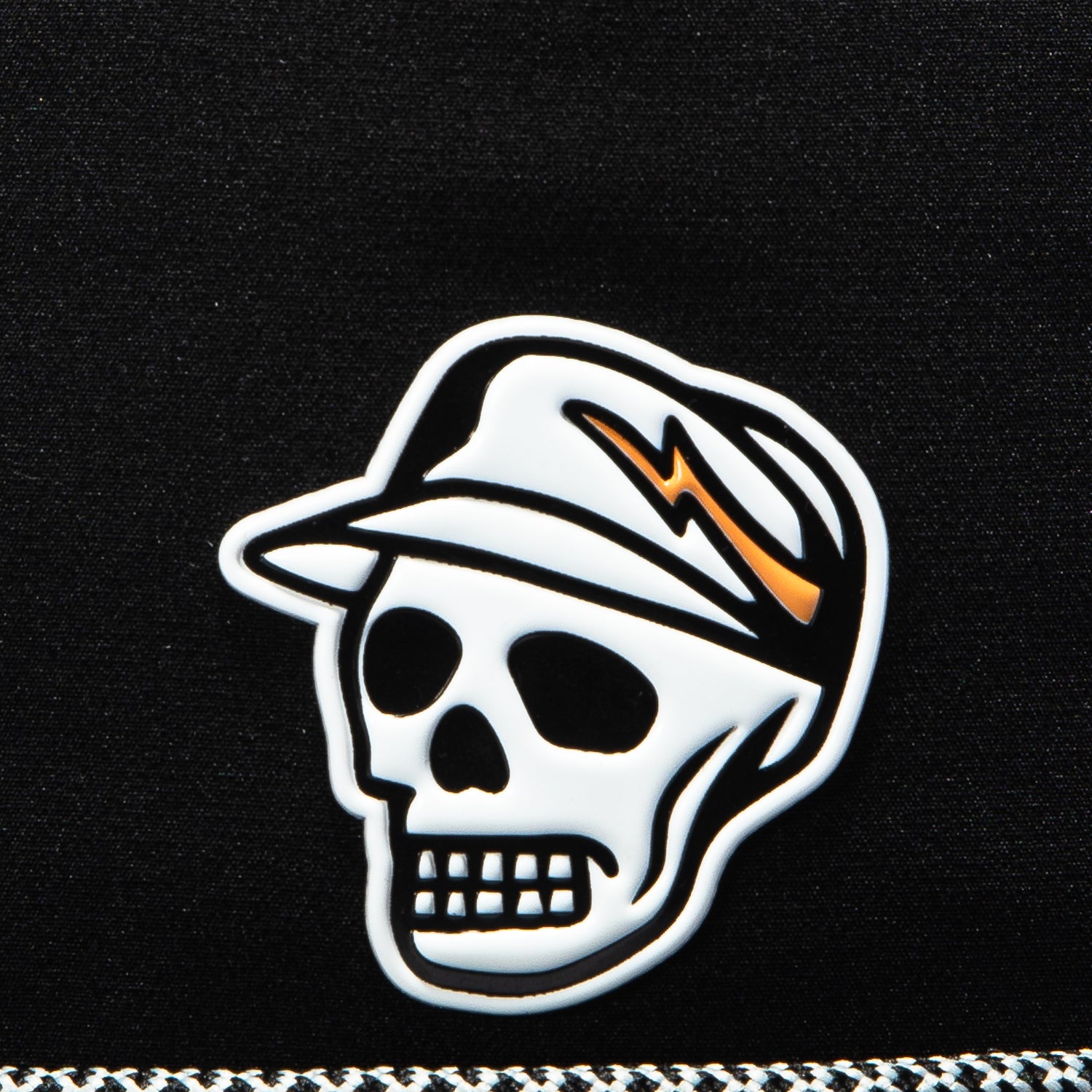 Devereux Skull Caddie Perf Adjustable Snapback Hat - Black – Hat Club