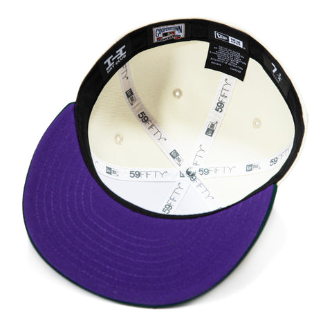 New Era 59Fifty Arizona Diamondbacks 25th Anniversary Patch Upside Down Hat - White, Green New Era
