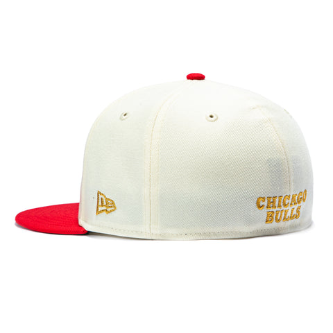 BASS SHUN 2TONE BULLS 6X CHAMP WHT/RED New Era