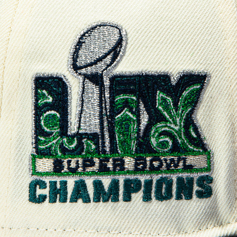 BASS BRIMFEEN 2TONE EAGLES SB25 CHAMPS WHT/NVY/GRN New Era