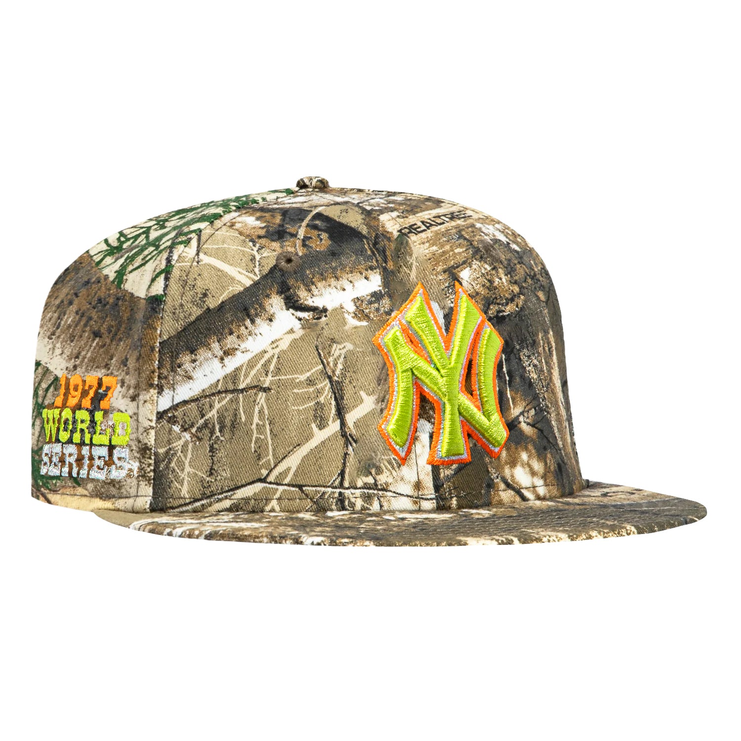 New Era 59Fifty Neon Realtree New York Yankees 1977 World Series