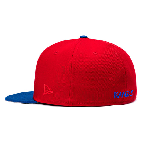 NCAA 2TONE KANSAS FF08 RED/ROY New Era