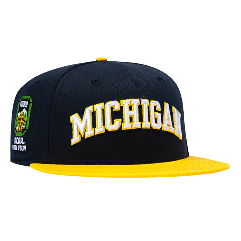 NCAA 2TONE MICHIGAN FF89 ARCH NVY/YEL New Era
