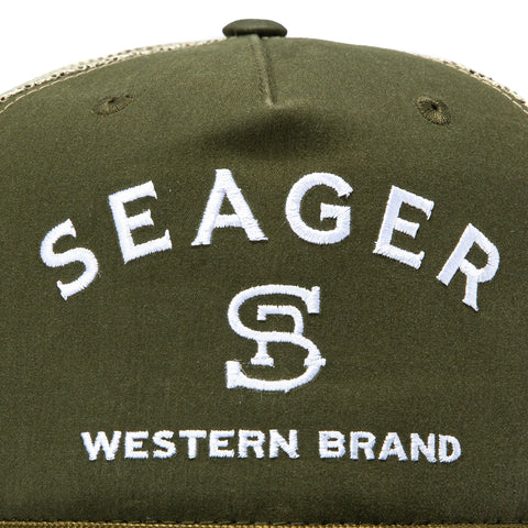 SEAG BRANDED SNAPBACK TRUCKER OLV SN Seager
