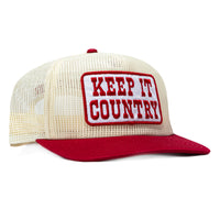 SEAG KEEP IT COUNTRY MESH TRUCKER RED SN Seager