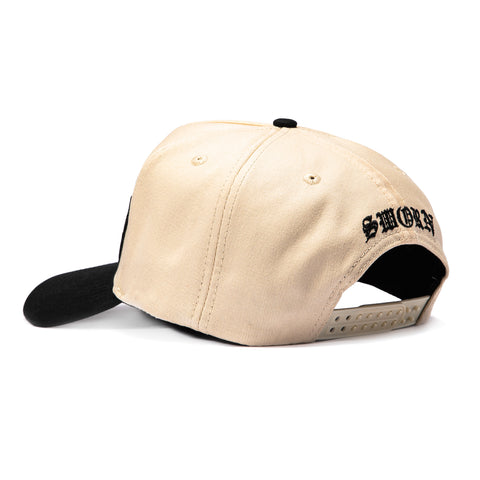 Sworn To Us Un Hometown Snapback Hat - Natural, Black Sworn To Us