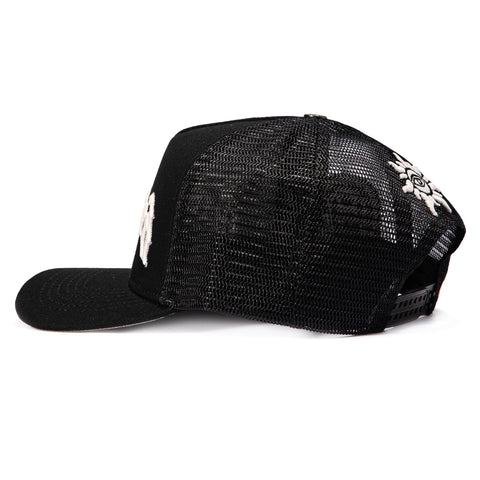 Godspeed Forever Trucker Snapback Hat - Black Godspeed