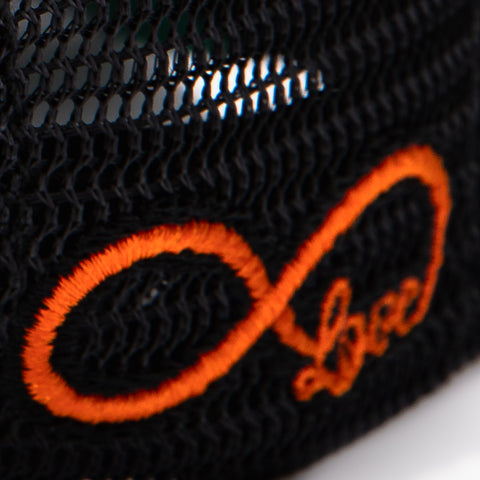 Godspeed Forever Trucker Snapback Hat - Black, Black Godspeed
