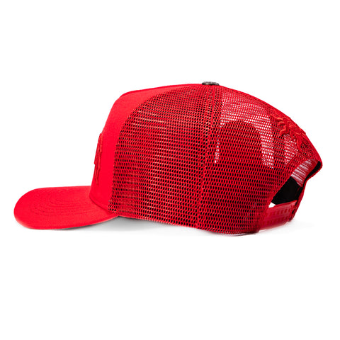 Godspeed Forever Trucker Snapback Hat - Red Godspeed