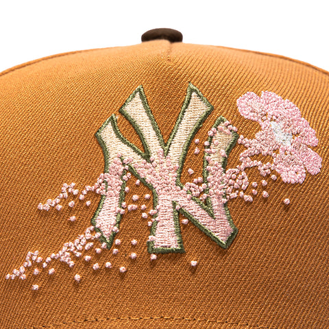 AF940 YANKEES WS96 FLOWER 2T KHK/BRN New Era