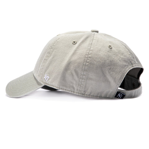 47 Brand New York Yankees Cleanup Adjustable Hat - Gray, White 47 Brand