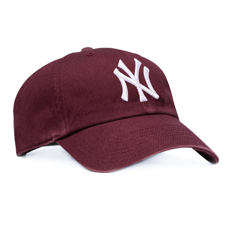 47 Brand New York Yankees Cleanup Adjustable Hat - Dark Maroon 47 Brand