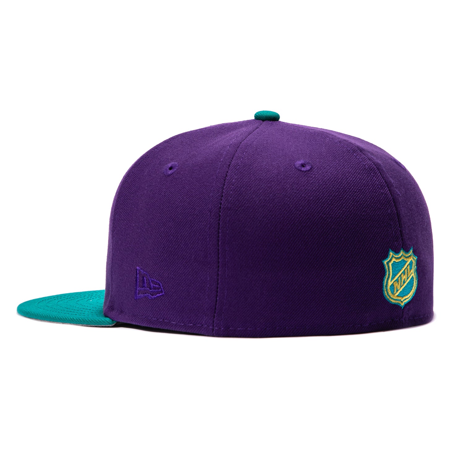 初期カラー NEW ERA マイティダックス キャップ パープル ニューエラ New Era 59Fifty Anaheim Ducks Inaugural Patch Gradient Hat