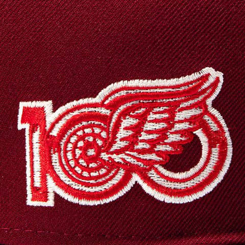 5950 RED WINGS 100TH CRD New Era