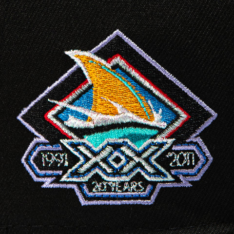 5950 SHARKS 20TH ALT BLK/WHT New Era